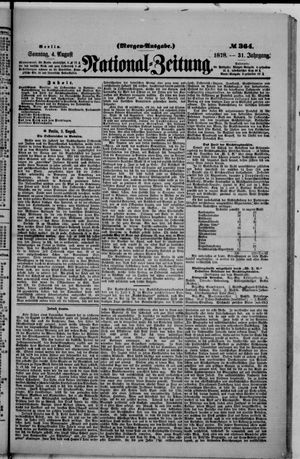National-Zeitung on Aug 4, 1878