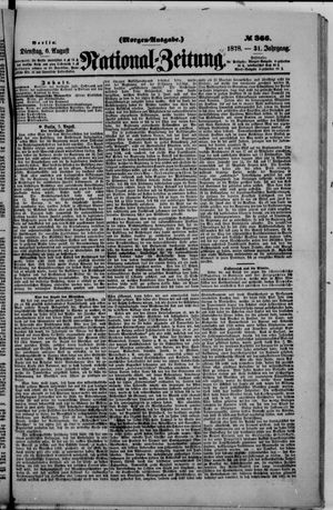 Nationalzeitung vom 06.08.1878