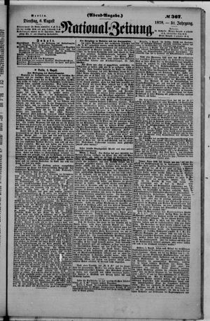 Nationalzeitung vom 06.08.1878