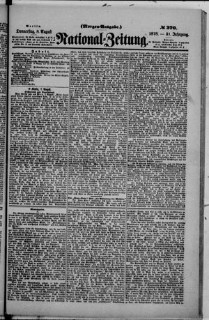 National-Zeitung on Aug 8, 1878