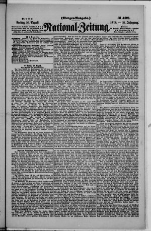Nationalzeitung vom 30.08.1878