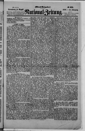 Nationalzeitung on Aug 31, 1878