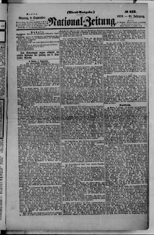 Nationalzeitung vom 02.09.1878