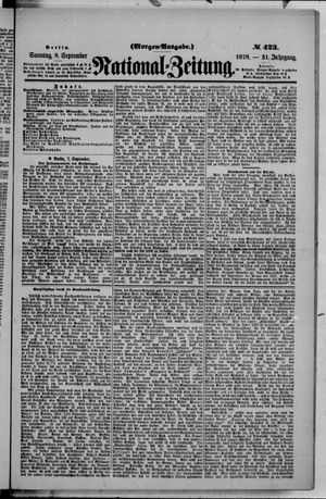 Nationalzeitung vom 08.09.1878