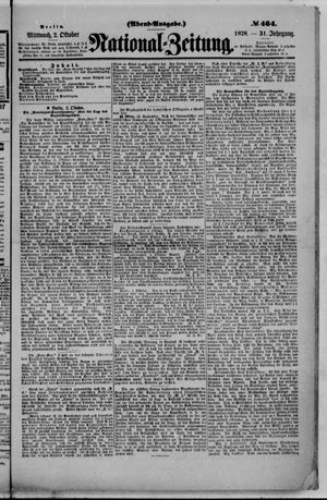 National-Zeitung on Oct 2, 1878