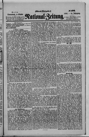 Nationalzeitung vom 05.10.1878