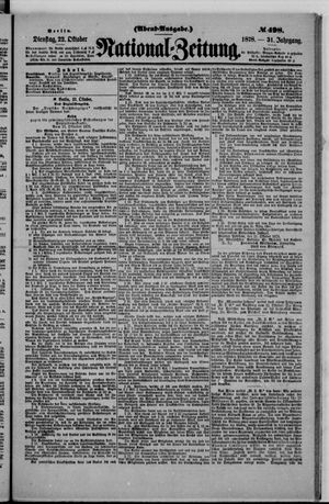 Nationalzeitung vom 22.10.1878