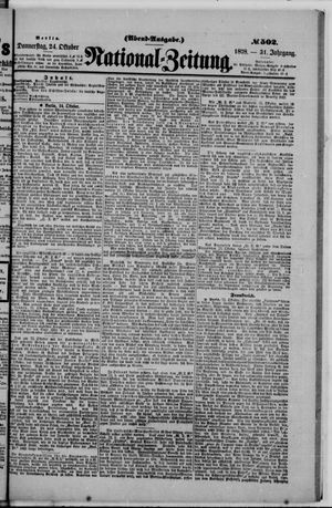 National-Zeitung on Oct 24, 1878
