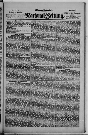 National-Zeitung on Oct 25, 1878