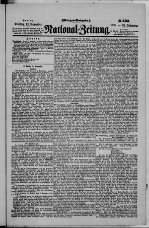 National-Zeitung on Nov 12, 1878