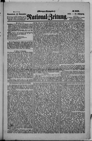 National-Zeitung vom 23.11.1878