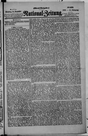 National-Zeitung on Dec 10, 1878