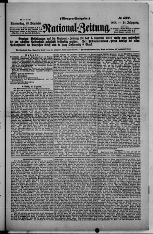Nationalzeitung on Dec 19, 1878