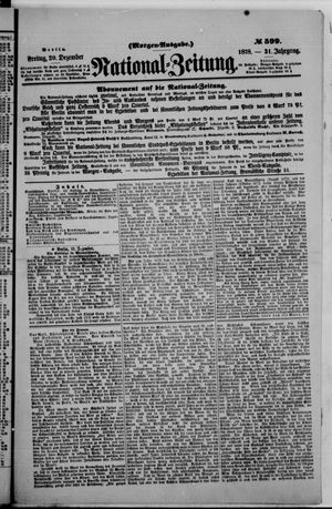 Nationalzeitung on Dec 20, 1878
