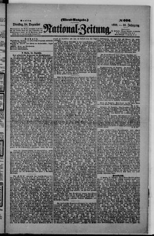 National-Zeitung vom 24.12.1878