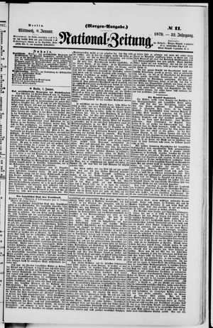Nationalzeitung vom 08.01.1879