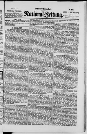 Nationalzeitung vom 08.01.1879