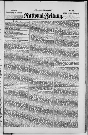 Nationalzeitung vom 09.01.1879