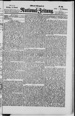 Nationalzeitung on Jan 10, 1879