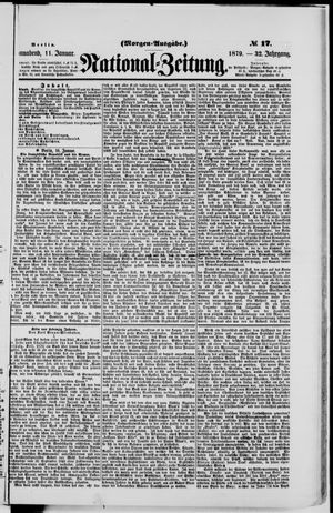 Nationalzeitung vom 11.01.1879