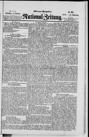 Nationalzeitung on Jan 14, 1879