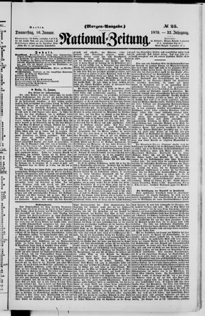 Nationalzeitung vom 16.01.1879