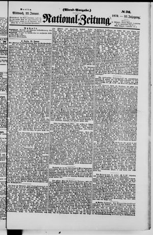 Nationalzeitung on Jan 22, 1879