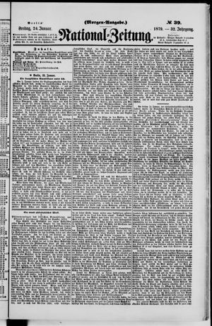 National-Zeitung vom 24.01.1879