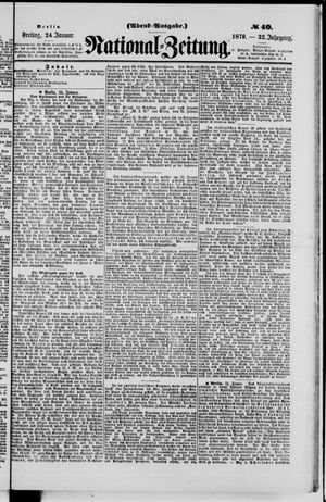 National-Zeitung vom 24.01.1879
