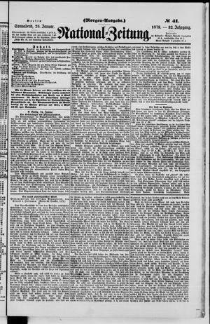 Nationalzeitung vom 25.01.1879