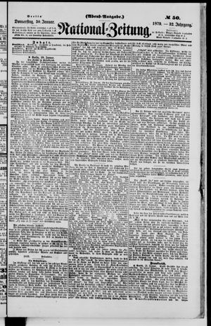 Nationalzeitung on Jan 30, 1879