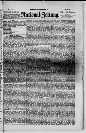 Nationalzeitung vom 01.02.1879