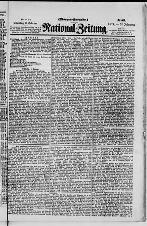 Nationalzeitung vom 02.02.1879
