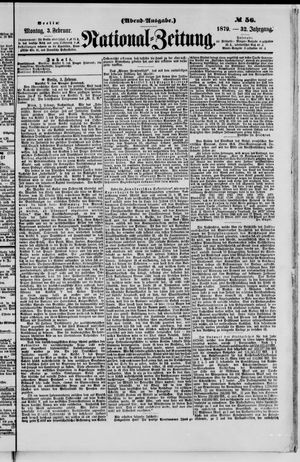 Nationalzeitung vom 03.02.1879