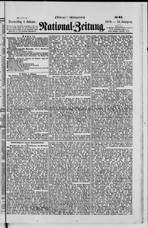 Nationalzeitung vom 06.02.1879
