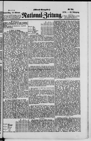 Nationalzeitung on Feb 13, 1879