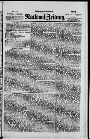 Nationalzeitung vom 16.02.1879