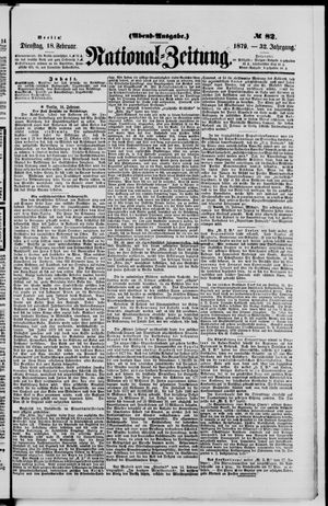 Nationalzeitung on Feb 18, 1879