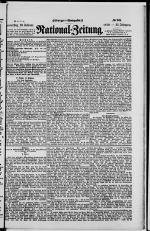Nationalzeitung on Feb 20, 1879