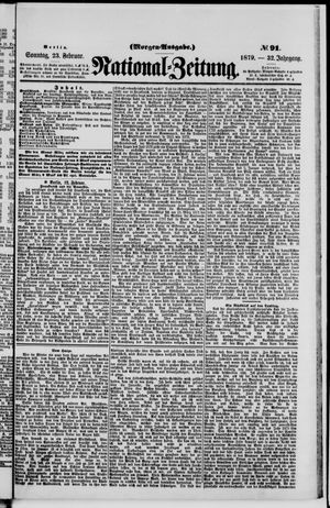 Nationalzeitung vom 23.02.1879
