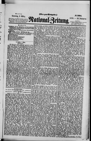 Nationalzeitung vom 02.03.1879