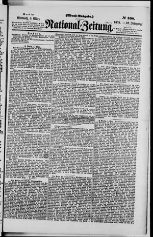Nationalzeitung vom 05.03.1879