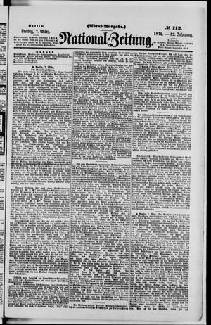National-Zeitung vom 07.03.1879