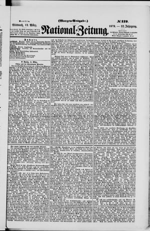 Nationalzeitung vom 12.03.1879