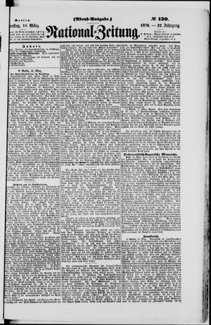 Nationalzeitung vom 18.03.1879