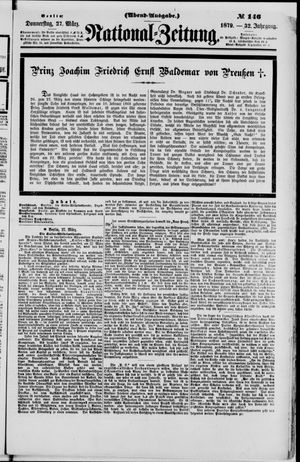 National-Zeitung vom 27.03.1879