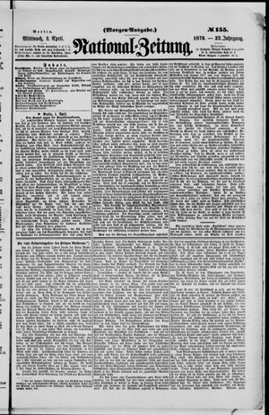 Nationalzeitung vom 02.04.1879