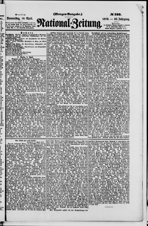 Nationalzeitung vom 10.04.1879