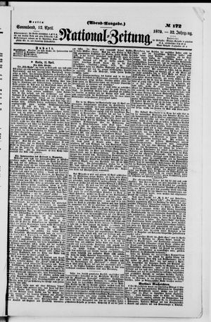 Nationalzeitung on Apr 12, 1879