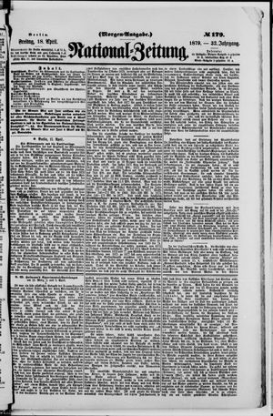 Nationalzeitung on Apr 18, 1879